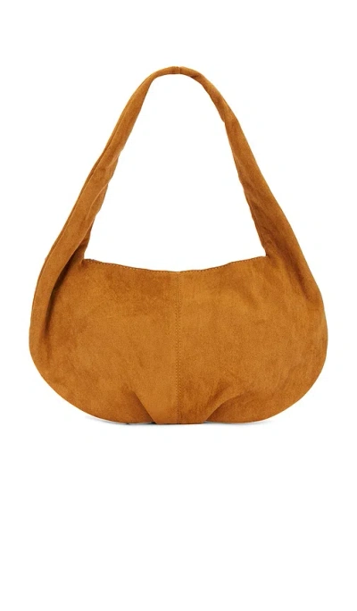 8 Other Reasons Studded Suede Shoulder Bag In Brown