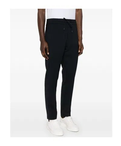 Dondup Elastic Waist Casual Pants In Black