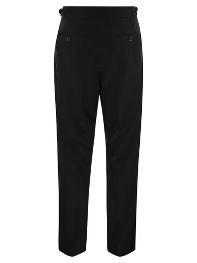 Brunello Cucinelli Double-darts Trousers In Brown