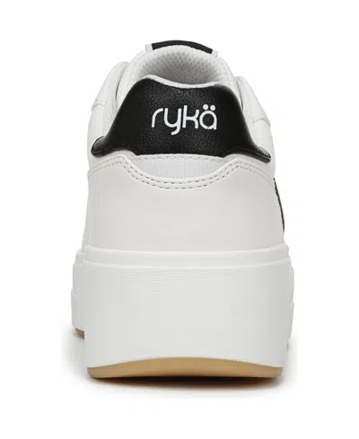 Ryka Viv Max Platform Sneaker In White