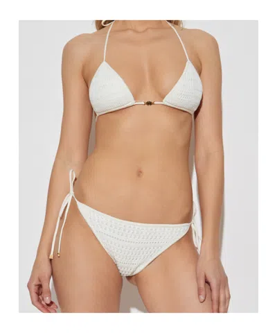 Amiri Crochet Triangle Bikini