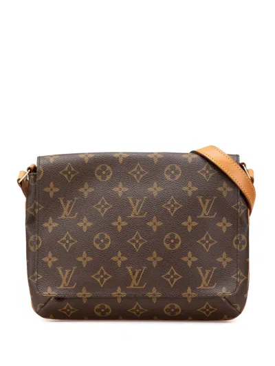 Pre-owned Louis Vuitton 2001 Monogram Musette Tango Short Strap Shoulder Bag