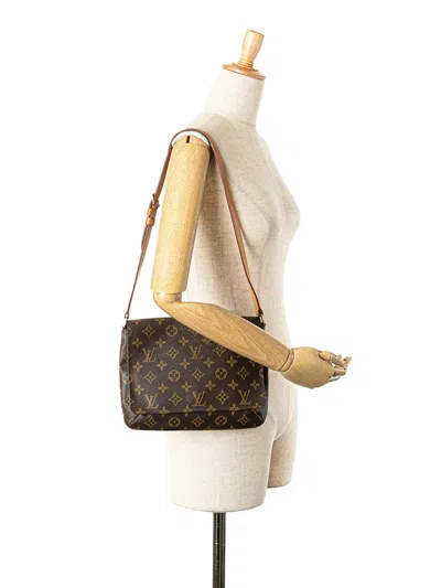 Pre-owned Louis Vuitton 2001 Monogram Musette Tango Short Strap Shoulder Bag