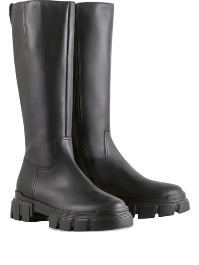 JAMES 厚底及膝靴