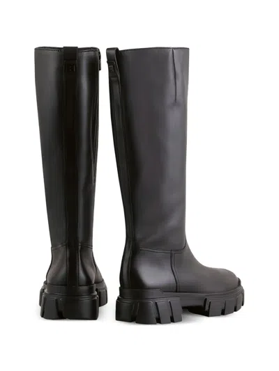 JAMES 厚底及膝靴