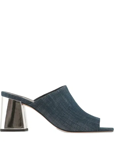 Hogl 70mm Joyce Denim Open-toe Mules
