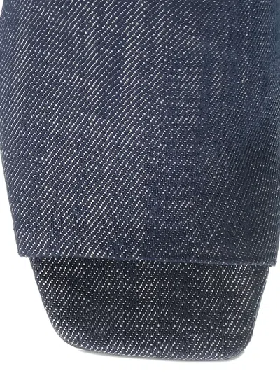 Hogl 70mm Joyce Denim Open-toe Mules