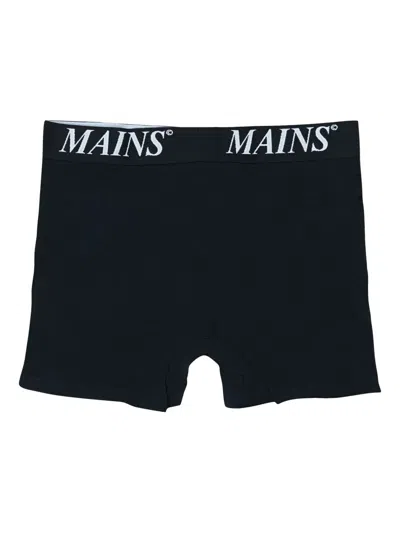Mains Logo-waistband Boxers In Black