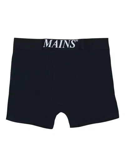 Mains Logo-waistband Boxers In Black