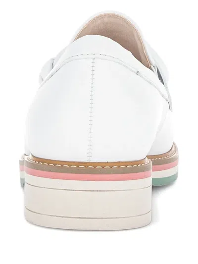 麻辫细节皮质乐福鞋