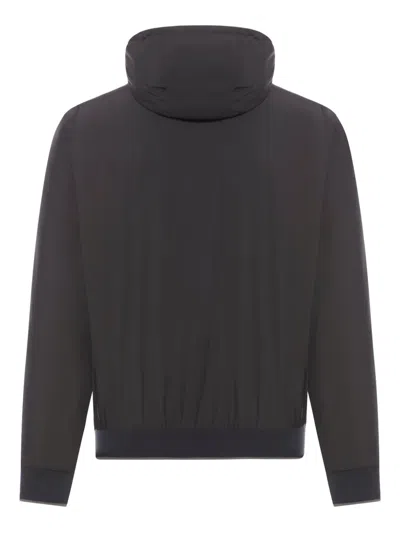 Moorer Oniro-stp Bomber Jacket In Black