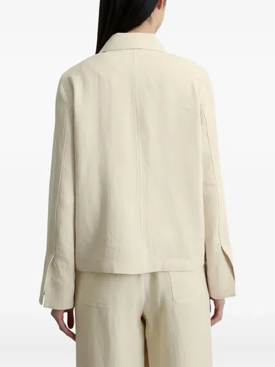 Marc O'polo Button-up Overshirt In Neutral