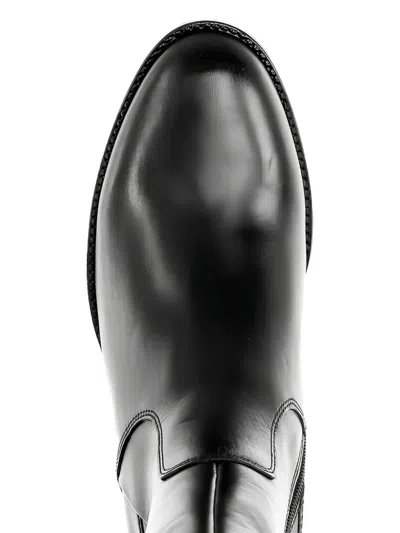 Gabor 50mm Isla Leather Boots In Black