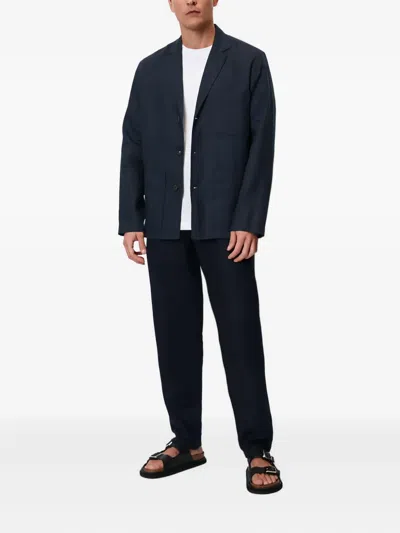 Marc O'polo Button-down Blazer In Blue