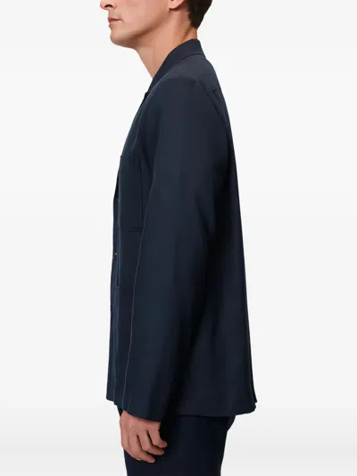 Marc O'polo Button-down Blazer In Blue