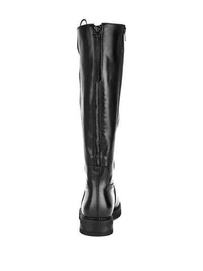 Gabor Leather Boots In Black