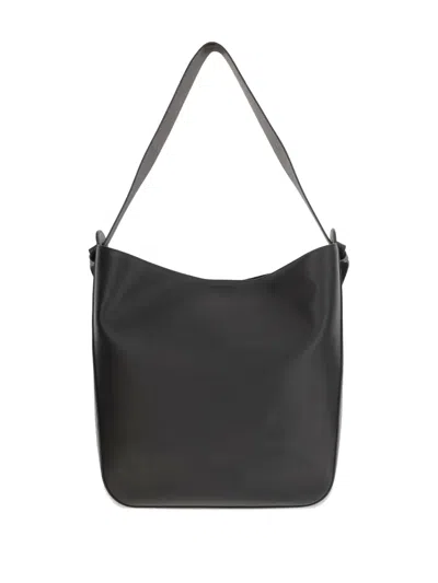 Jil Sander Borsa A Mano Knot Mini In Pelle Nera  Donna