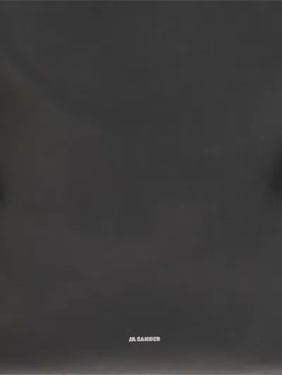 Jil Sander Borsa A Mano Knot Mini In Pelle Nera  Donna