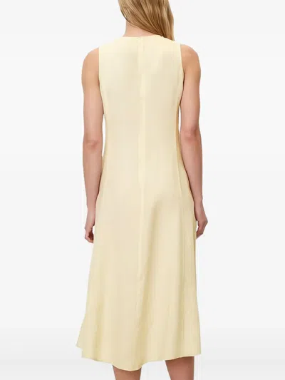 Marc O'polo Sleeveless Flared Dress In Neutral