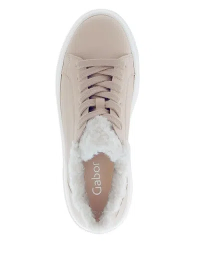 Gabor Platform Sneaker In Neutral