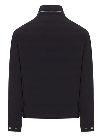 Moorer Filippo-kn Padded Jacket In Technical Fabric In Black