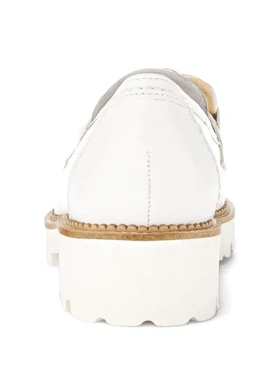 Gabor Chain-link Loafers In White
