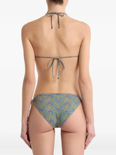 Etro Paisley-print Bikini In Multi
