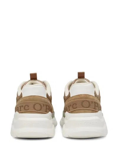 Marc O'polo Julia Mesh Panelled Chunky Sneakers In Brown
