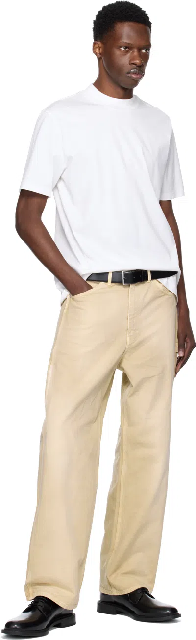 Hugo Boss Boss Camel "l-tesar 14" T-shirt In Multi