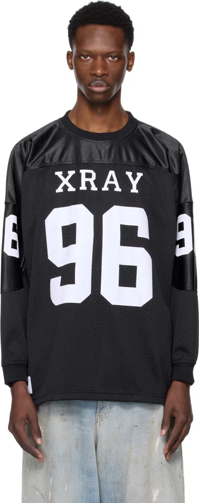 Wtaps Black 'xray 96' Netminder Ls T-shirt In Black