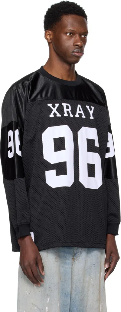Wtaps Black 'xray 96' Netminder Ls T-shirt In Black
