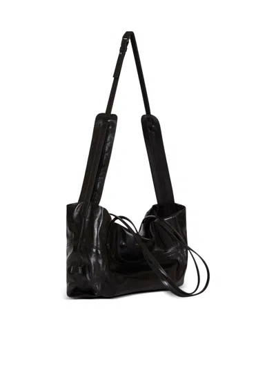 Balmain Rectangular Tote Bag Shoulder Strap In Black