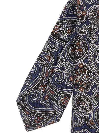 Etro Paisley-pattern Silk Tie In Multi