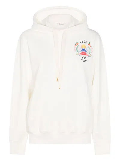 Casablanca "casaway Mountain" Sweatshirt In Neutral