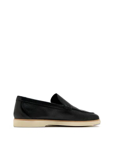 Magnanni Leather Altea Loafers In Black