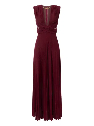 Elisabetta Franchi Lurex Sleeveless Dress