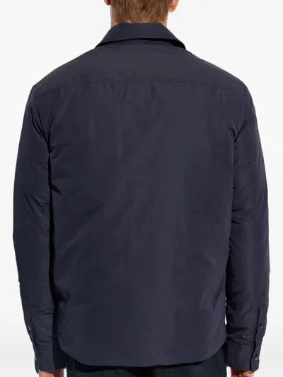 Moncler Vigeon Tech Down Jacket In Blue