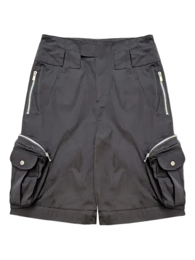 DIFFRACTION CONVERTIBLE CARGO WIDE-LEG TROUSERS