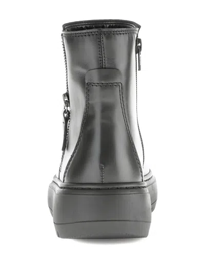 Gabor Leather Ankle Boots In Black