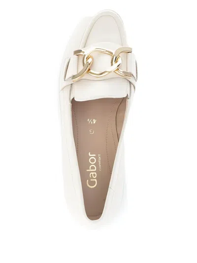 CHAIN-LINK LEATHER LOAFERS