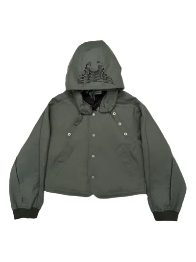 CROPPED HOODED JACKET