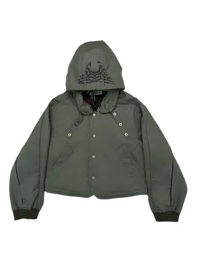 CROPPED HOODED JACKET