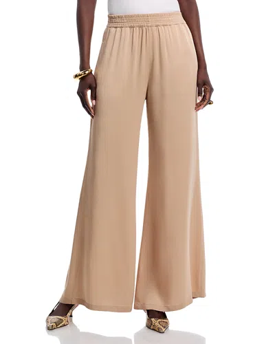 Fabiana Filippi Amelia Envers Satin Trousers In Neutral