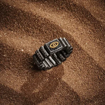 Karma And Luck Protective Shield - Evil Eye Mantra Ring