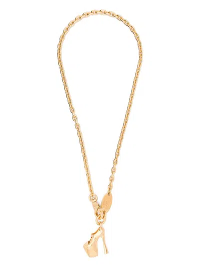Vivienne Westwood Link Chain Necklace With Shoe Pendant