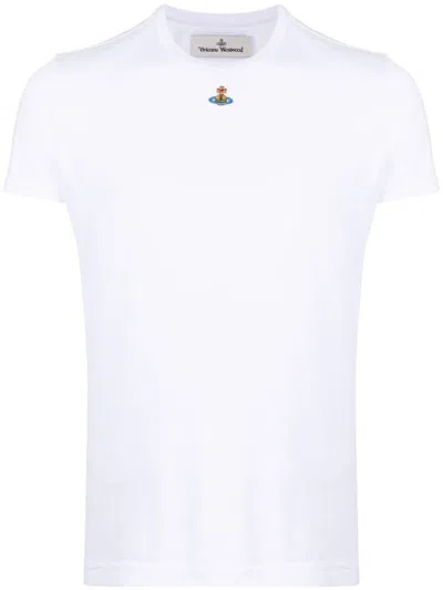 Vivienne Westwood Woman T-shirt White Size L Organic Cotton In White