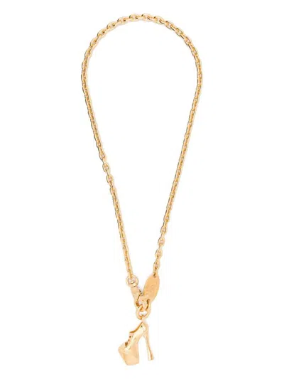 Vivienne Westwood Link Chain Necklace With Shoe Pendant