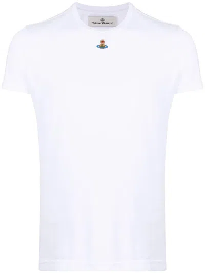 Vivienne Westwood Woman T-shirt White Size L Organic Cotton In White