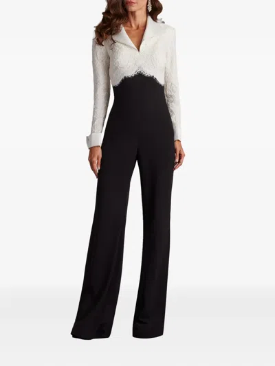 Tadashi Shoji Deacon Collar Jumpsuit In Multi