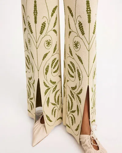By Malene Birger Jorith Wide-leg Trouser In Green